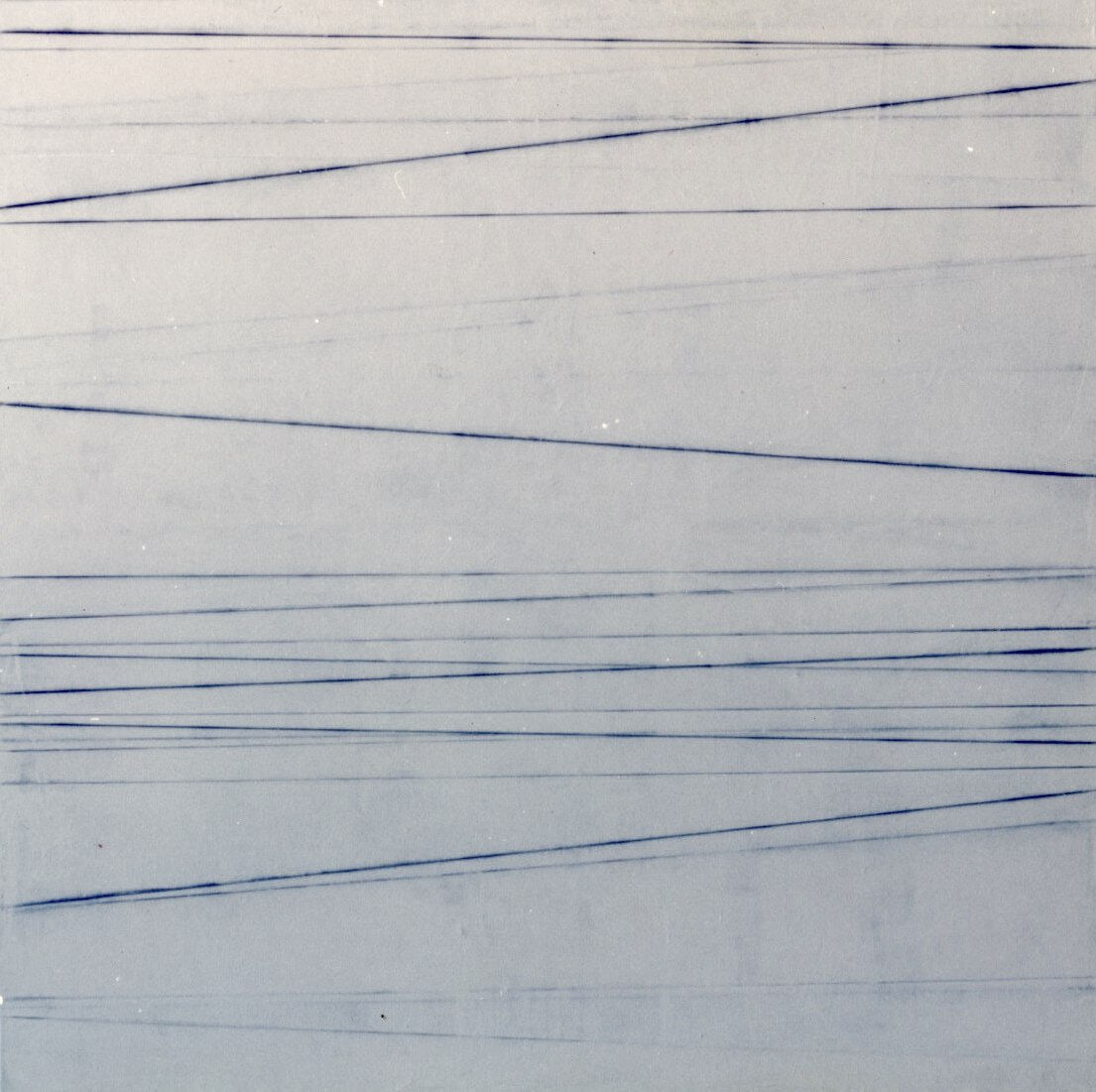 Untitled (Blue lines) #2